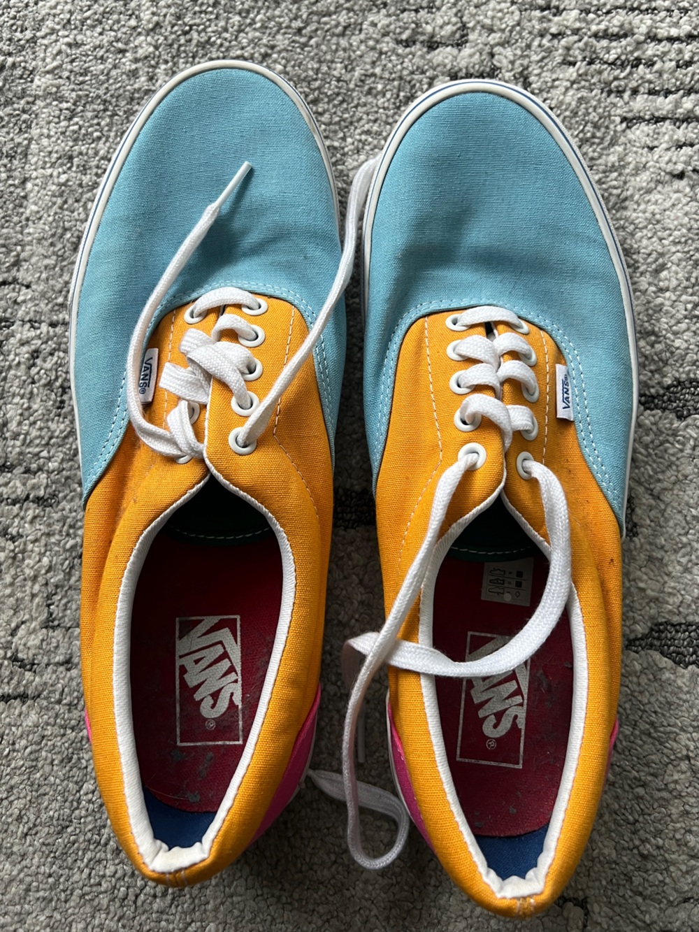 Size 11 - Vans Era Canvas ‘Colorblock’ Multi/Bright